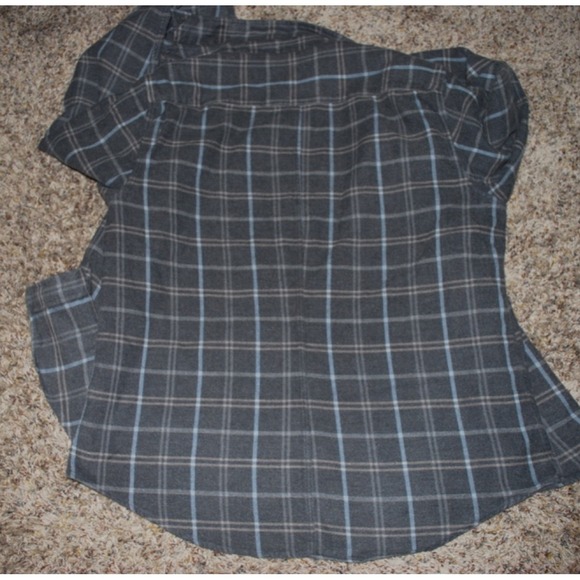 Frank & Eileen Shirley Plaid Button Down Shirt Womens M Oversized Cotton - Picture 7 of 7